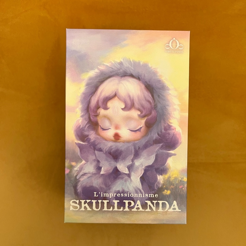 Skullpanda L'impressionnisme - vinyl face plush pendant